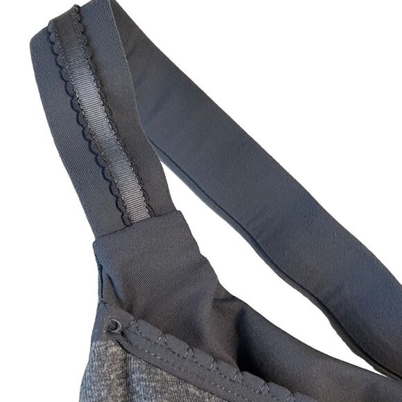 Lululemon Athletica Gray Adjustable Bra Side Detail Tank Top Size 4 - Picture 11 of 13